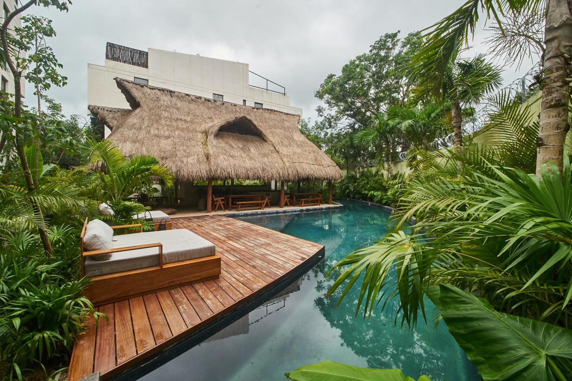 Dhalia - Private Roof With Pool & Beach Club Access Tulum Bagian luar foto